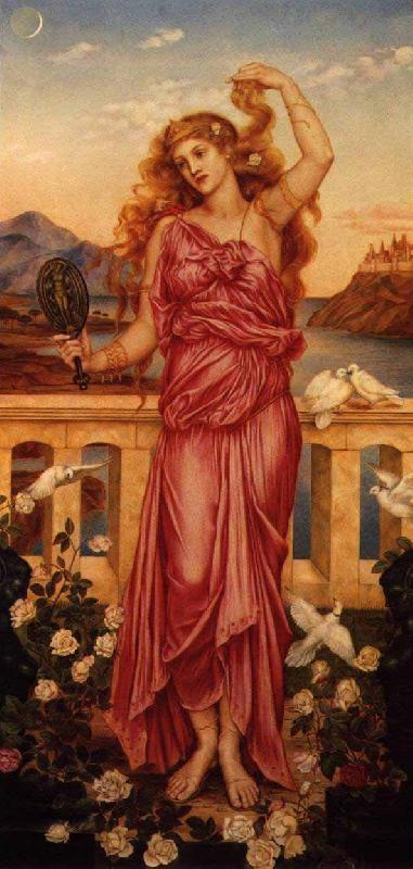 Evelyn De Morgan Helen of Troy oil painting image